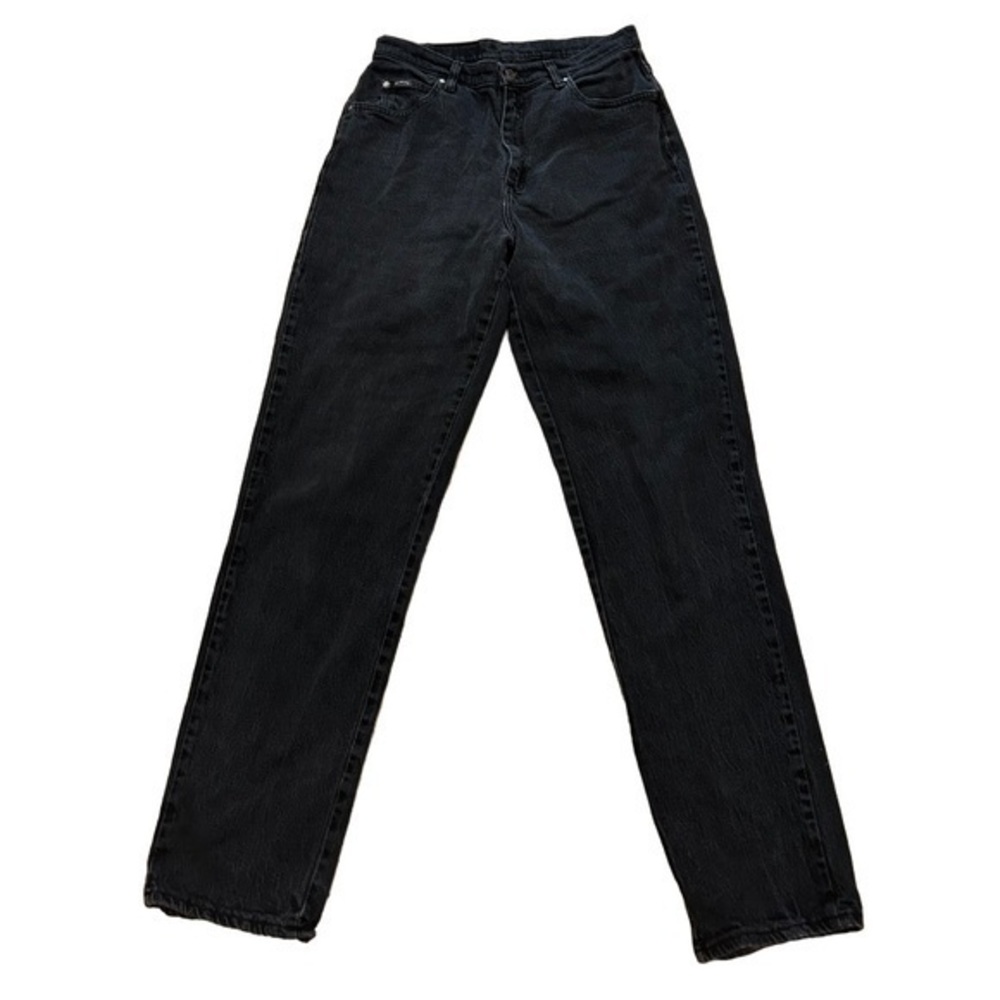 Vintage Riders by Lee Straight Leg Black Jeans Size 12